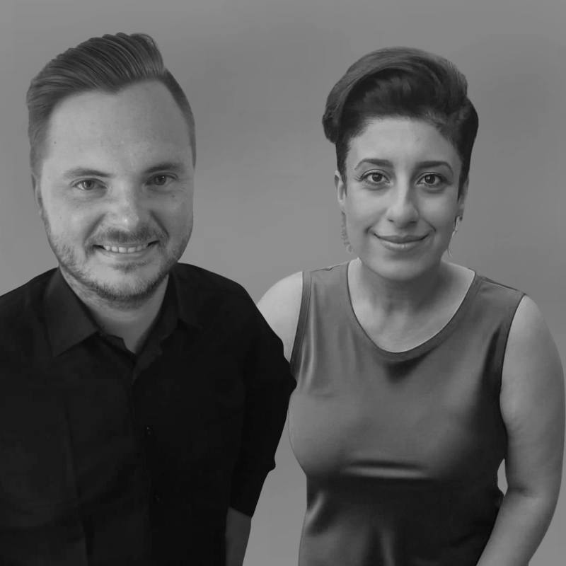 Andreas Blommé och Shilan Nazari författare