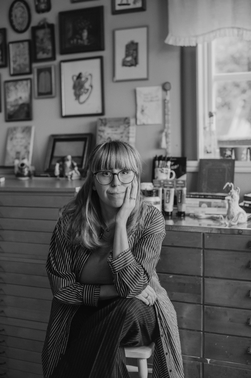Illustratör Emmelie Salomonsson Sol förlag