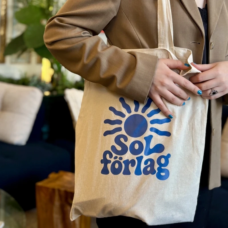 Solkasse tygpåse Sol förlag